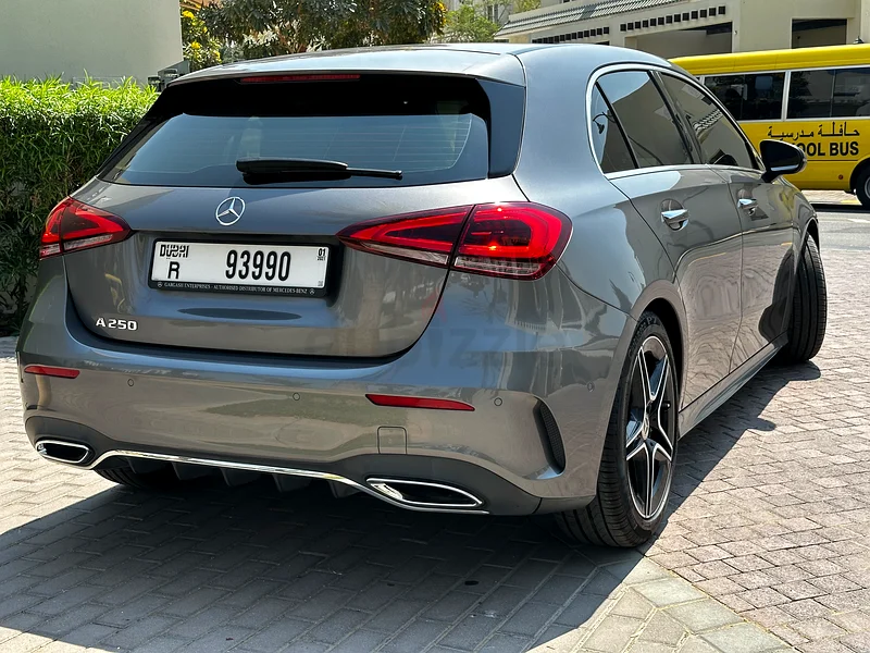 2019 Mercedes-Benz A250 Hatchback – GCC Specs – Metallic Grey – Full Options63488513357442112