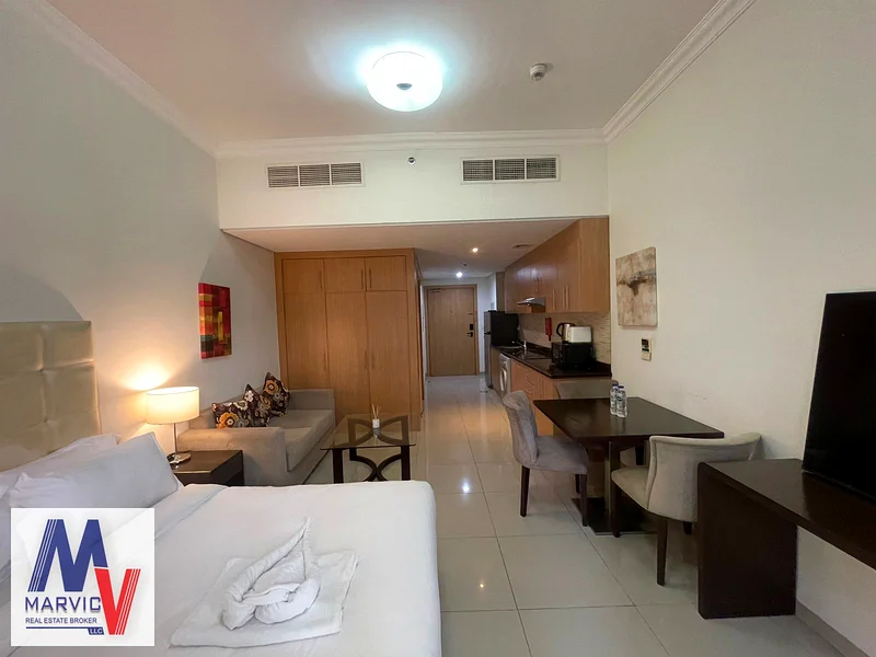 SPACIOUS STUDIO | COMMUNITY VIEW | FULLY FURNISHED63764688295810112