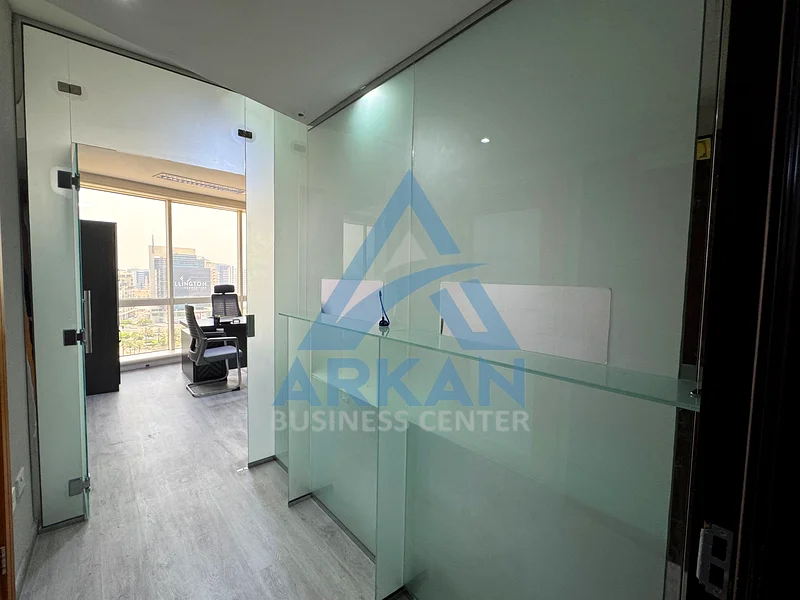 2-Room Furnished Office with Full Creek View | Arkan Al Khor – Salmiya Building | 250 Sq.Ft | AED 45,00063620773431939113