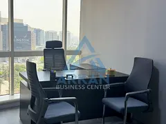 2-Room Furnished Office with Full Creek View | Arkan Al Khor – Salmiya Building | 250 Sq.Ft | AED 