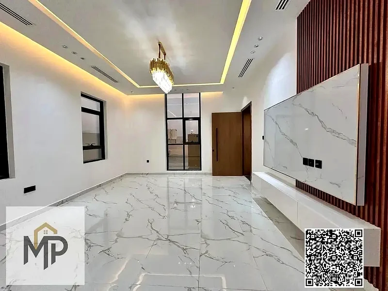 For sale - a luxury villa with a swimming pool in a prime location in Ajman, high-end finishing, modern design, including registration and owners63899448352387113
