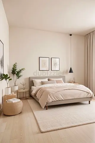 Stylish Modern Bed Frame Frame with Cozy Accents