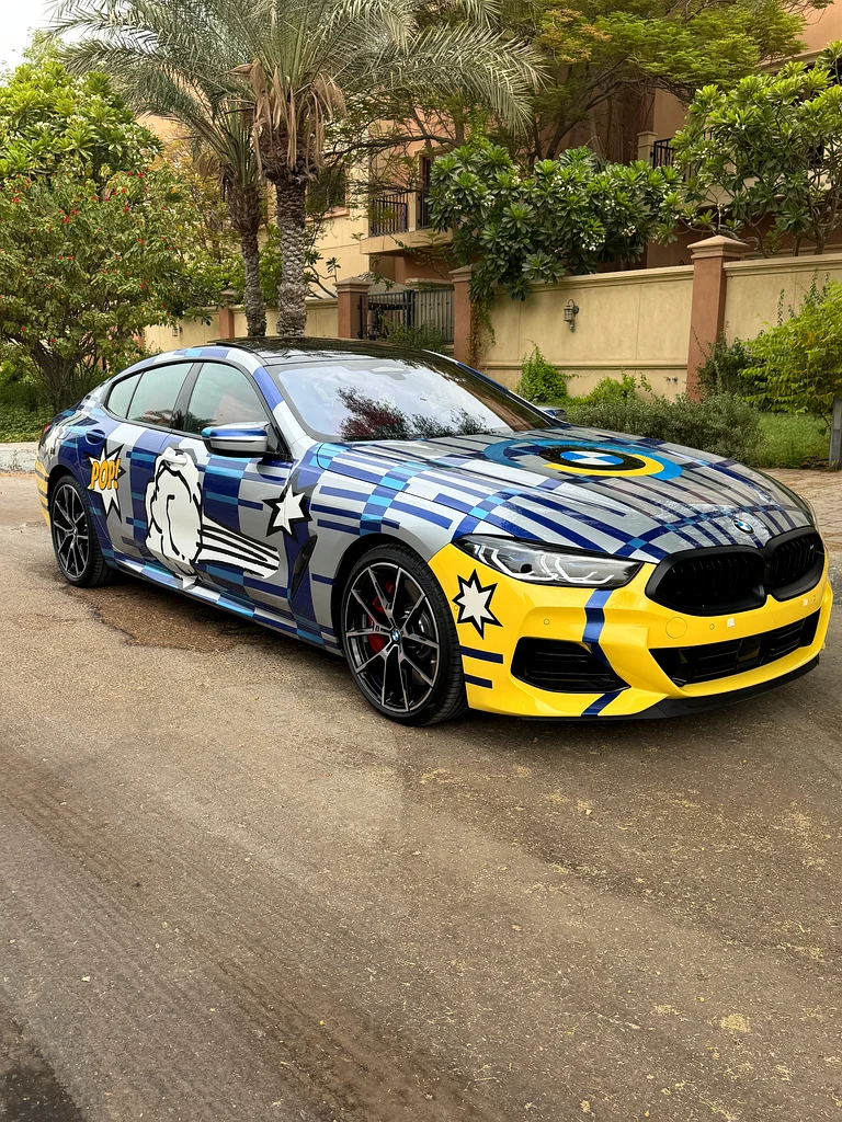 BMW M850i xDrive Gran Coupé Jeff Koons 1 OF 99 - UNDER SERVIE AND WARRNTY63484725911171112
