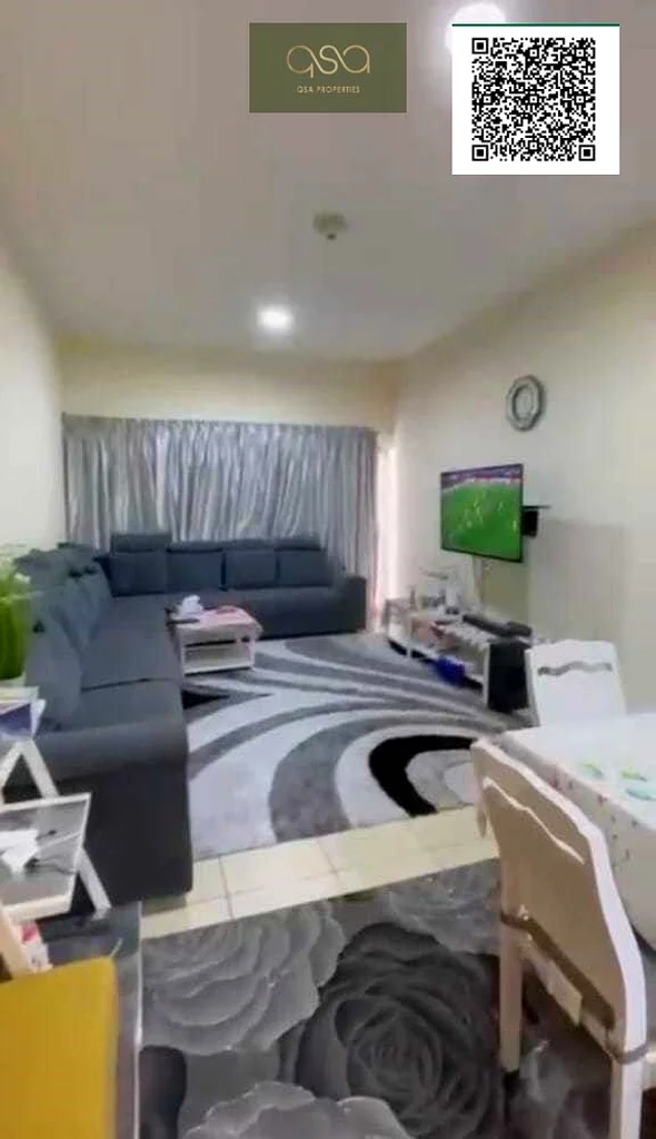 شقة واسعة من غرفتي نوم مع صالة معيشة متاحة للبيع في برج عجمان وان 7، عجمان!63867666829697112