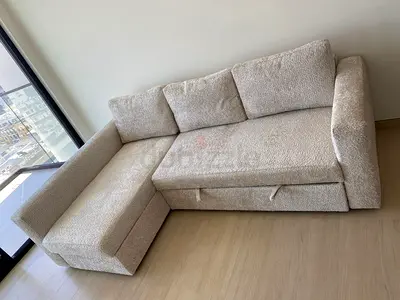 IKEA Manstad l shape sofa bed have storage