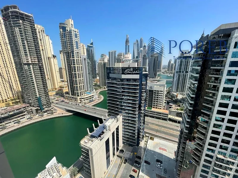 Luxury 1BR | Furnished | High Floor | Marina View63776323312771110