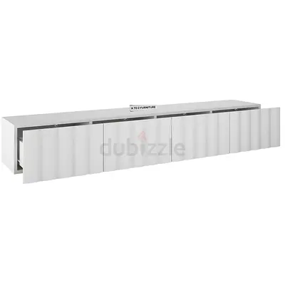 TV Stand Unit, Floating TV Stand Entertainment Media with 3 Drawers