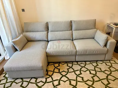 Ikea Eskilstuna L-shape sofa bed with storage