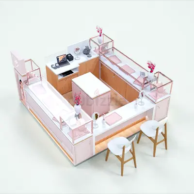 Luxury jewelry kiosk