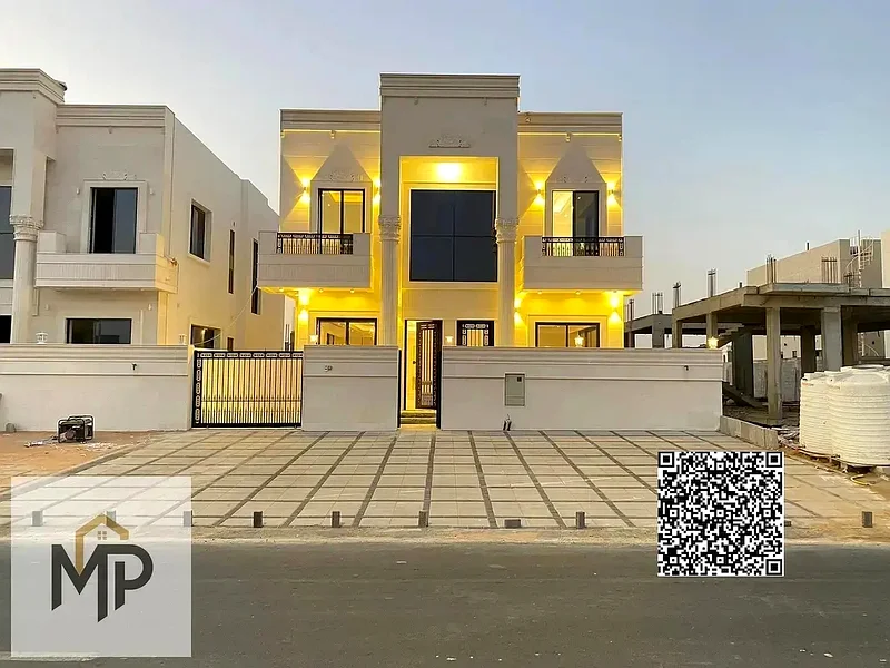 فيلا فاخرة بتصميم كلاسيكي في موقع متميز أمام مجمع أزها، وبسعر يشمل رسوم التسجيل ونقل الملكية.63899448296067111