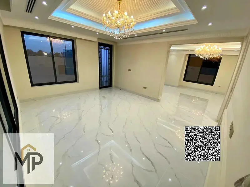 فيلا فاخرة بتصميم كلاسيكي في موقع متميز أمام مجمع أزها، وبسعر يشمل رسوم التسجيل ونقل الملكية.63899448296067114