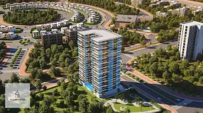 Samana Parkville – Stylish 1 -Bedroom Apartments with Pool in Dubai Land Residence Complex | 90/10