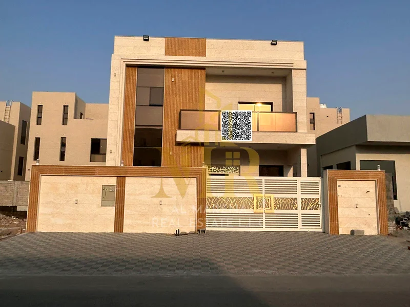 🏡 للبيع – فيلا أنيقة في الباهية – عجمان | طابقان + سطح | 5 غرف نوم رئيسية | مجلس وغرفة معيشة | قطعة أرض 3,014 قدم مربع | 1,650,000 درهم63881373537921110
