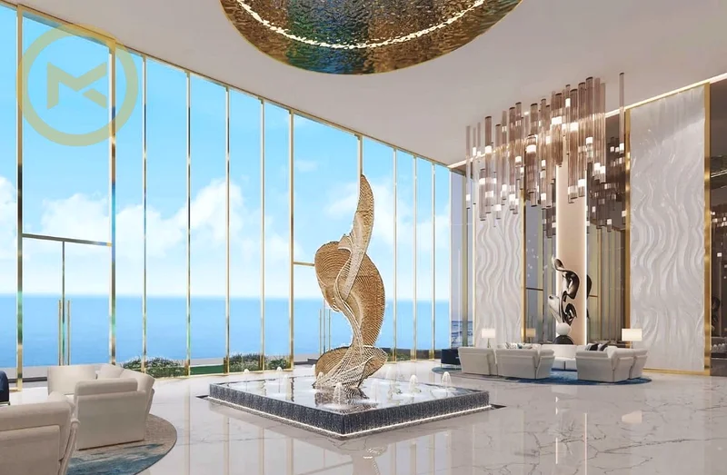 🏙️ شقة فاخرة بغرفة نوم واحدة مع إطلالات خلابة على البحر في Oceanz 2 من Danube 🌊63955326057730111