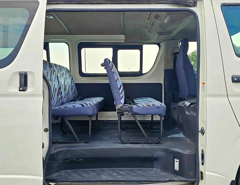 HIACE, 2.7L Standard Roof/Passenger Van/Petrol  
Manual/Lot#2741663484347897219112