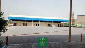 Jebel Ali 20,000 sq. Ft open yard with built-in open shed, and office block