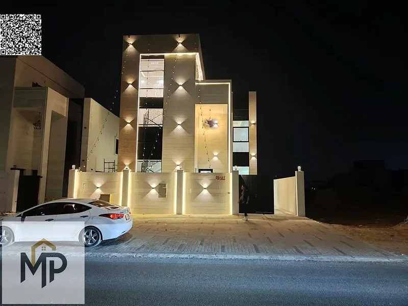 فيلا فاخرة بتصميم حديث في الهيليو، عجمان، 3 طوابق على شارع رئيسي مع مساحات واسعة بسعر ممتاز، متضمنة التسجيل63914319071873110
