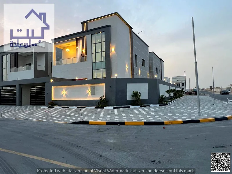 Villa for sale in Al Helio 2, corner unit, first inhabitant, ready to move, all inclusive, attractive price, negotiable, freehold, 100% bank financing63914523875075110