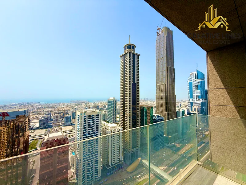 شقة جديدة بالكامل مكونة من غرفة نوم واحدة، مخصصة للعائلات فقط || مع جميع وسائل الراحة مثل صالة رياضية وبركة سباحة || بإطلالة على شارع الشيخ زايد63745179724034110