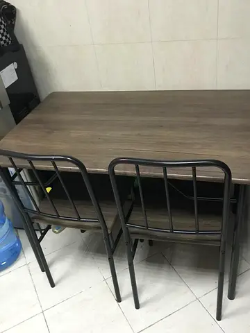 Stylish Folding Dining Table with Chairs