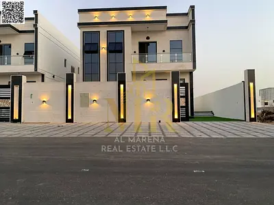 🏡 للبيع – فيلا راقية في الحليو 2 – عجمان | 2 طوابق | 3 غرف نوم ماستر | مجلس | صالة | غرفة خادمة | مطبخ | حوش خارجي واسع | تكييف مركزي كامل