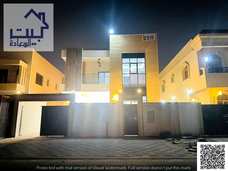 Villa for rent in Al Yasmeen area, consisting of 5 master bedrooms, a maid's room, a living room and a hall63716390469634110
