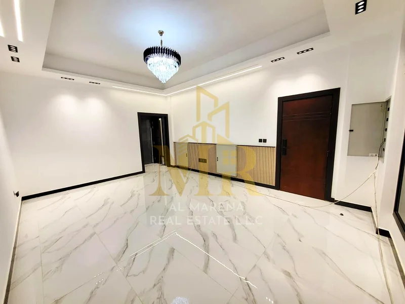 🏡 For Sale – Elegant Villa in Al Bahia, Ajman | 6 Master Bedrooms | Majlis | 2 Living Rooms | Main + Prep Kitchen | Rooftop | Full Stone Exterior | F63881373455362113