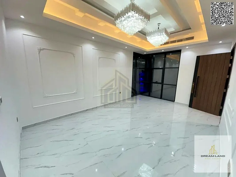 Luxury super deluxe villa for sale in Al Bahia area in Ajman, freehold for all nationalities, price inclusive of air conditioning63881481068163114