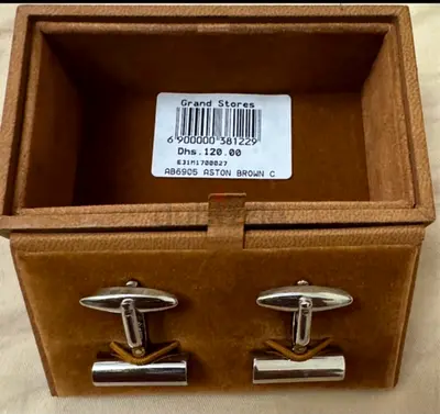 Aston Brown cufflinks