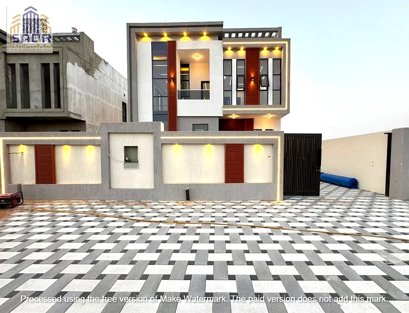Villa in the most upscale areas of Ajman, freehold for all nationalities, personal finishing63892802652162110