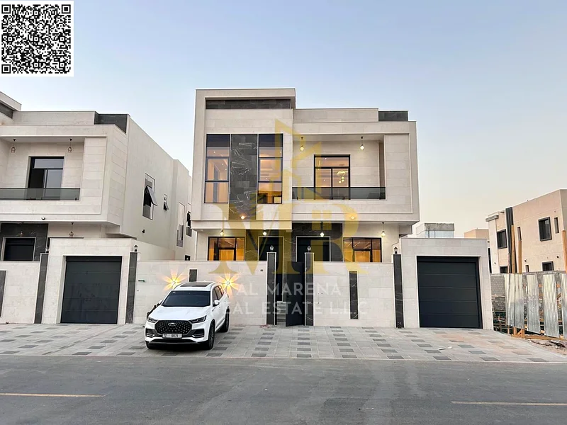 🏡 For Sale – Elegant Villa in Al Bahia, Ajman | 5 Master Bedrooms | Majlis | Spacious Living Room | Central AC | Built-Up Area: 3,900 Sq. Ft | Plot:63881373445889110