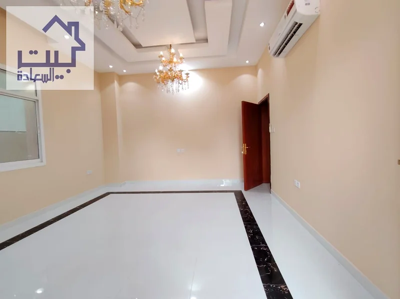 فيلا للإيجار في عجمان، الياسمين، طابقين، واجهة حجر، وسطح63716301987459114