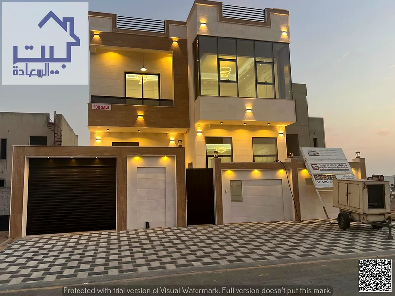 Villa for sale in Al Helio, corner of two streets, first resident, ready to move in, all inclusive, at a very attractive price, negotiable, freehold f63914424343427111