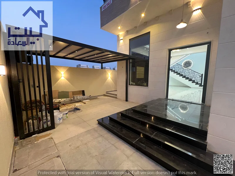Villa for sale in Al Helio, corner of two streets, first resident, ready to move in, all inclusive, at a very attractive price, negotiable, freehold f63914424343427112