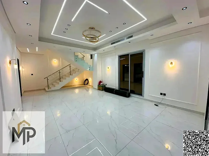 For sale - a luxurious villa in an exceptional location near Sheikh Mohammed bin Zayed Road, including registration fees, negotiable63881481209347114