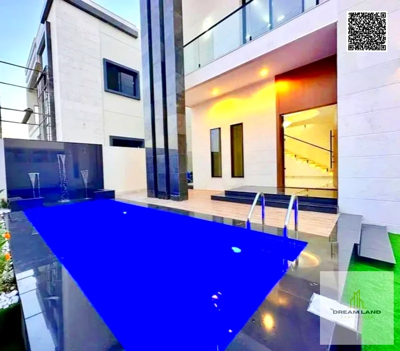 Your dream villa with a swimming pool behind services, including registration and ownership fees, at an attractive price on Sheikh Mohammed bin Zayed63900077441410110