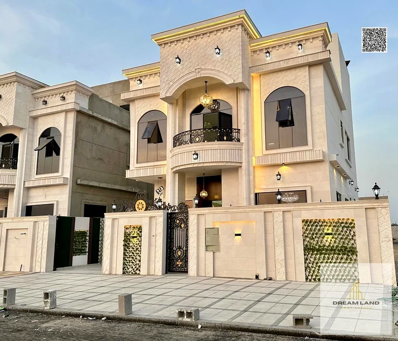 Luxury villa in Al Helio 2, 3014 sq ft | 2 floors + roof | 6 master bedrooms and a maid's room, at an attractive price63899766588674110