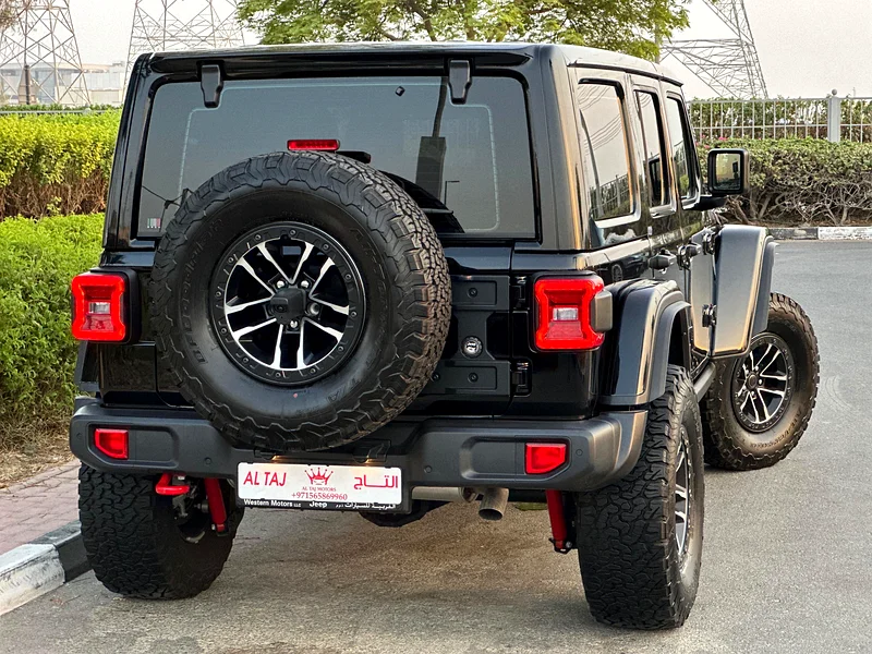 *LOWEST PRICE* JEEP WRANGLER RUBICON 2024 GCC UNDER WARRANTY AND CONTRACT SERVICE FULL OPTION63489878365827113