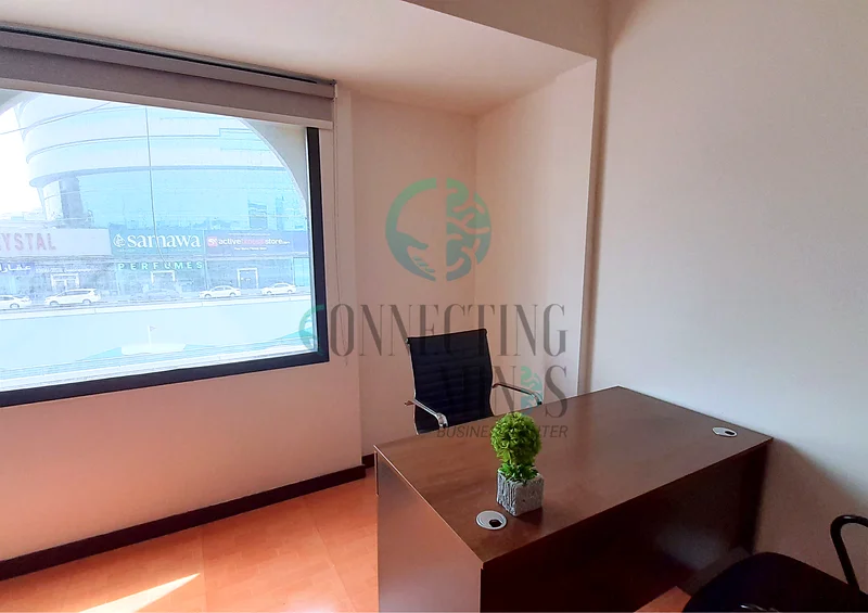 Modern & Spacious Office with Natural Light | Al Garhoud | Fully Furnished | Metro Access63616335584515112