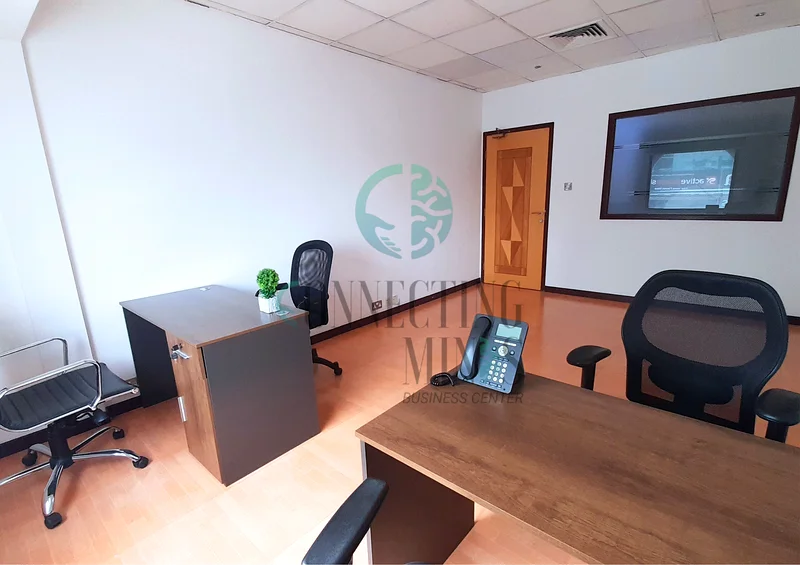Modern & Spacious Office with Natural Light | Al Garhoud | Fully Furnished | Metro Access63616335584515111