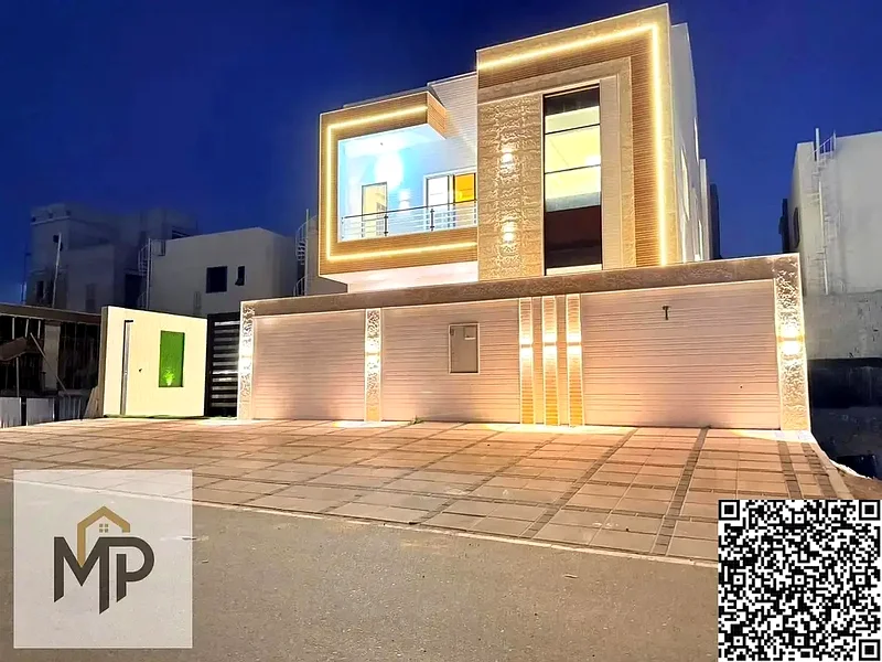 A villa at a price including registration and ownership fees on the main street, ready for occupancy in the most prestigious areas of Ajman, freehold63914424211841112