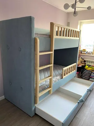 Stylish Bunk Bed with Storage for Kids