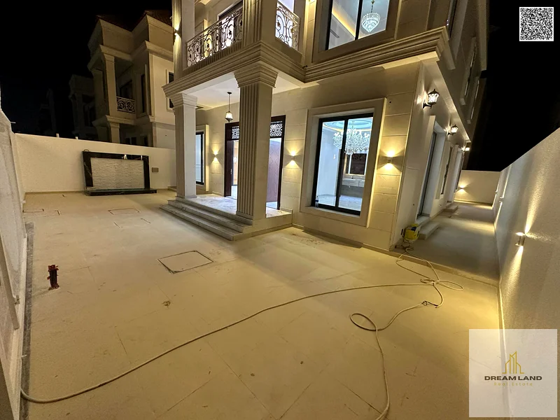 One of the most luxurious villas in Ajman, with a palace design, super deluxe finishes, and personal construction, with freehold ownership.63900077505026111