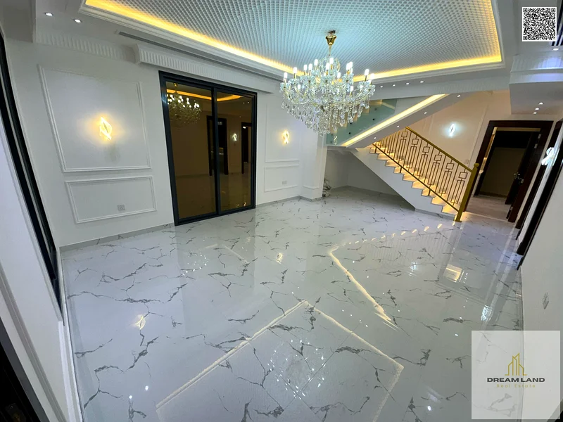 One of the most luxurious villas in Ajman, with a palace design, super deluxe finishes, and personal construction, with freehold ownership.63900077505026113