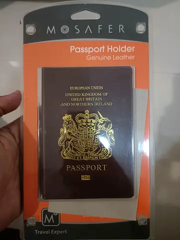 Stylish Genuine Leather Passport Holder - Travel in Elegance!