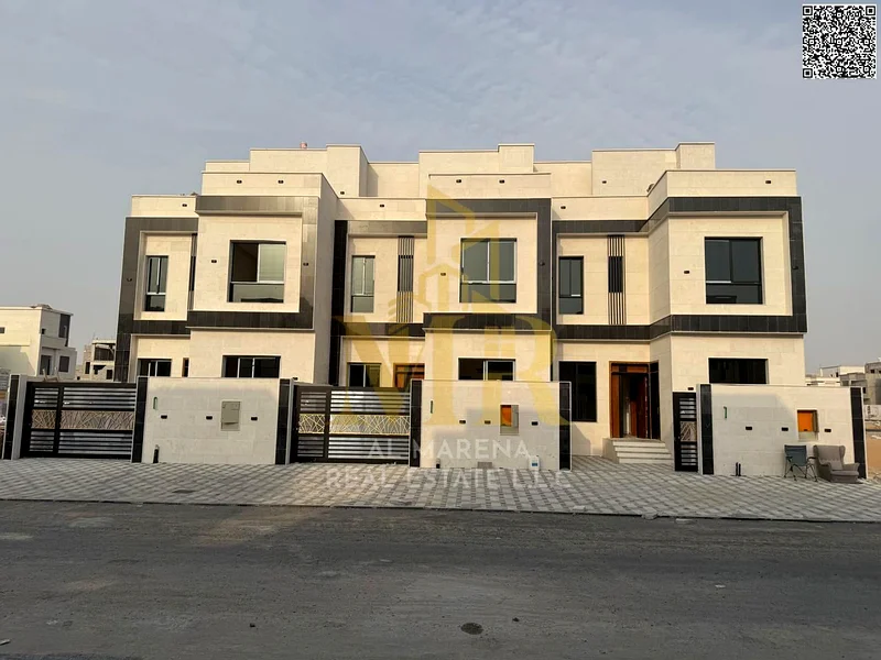 🗝️ Modern designed villa with an area of 1800 square feet - two floors and a roof - 4 master bedrooms - for only 1,200,000 dirhams (negotiable)63893828409857111