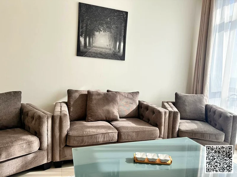 ✨ The most luxurious one-bedroom apartment for monthly rent in Ajman Corniche, Etihad Tower  Opposite Bahi Ajman Palace Hotel and Fairmont✨  Enjoy the63838222868097114