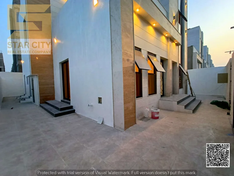 Hurry up and book your villa in Al Helio 2, ready to move in, including registration and ownership fees, freehold for all nationalities, 100% bank fin63901691790209111