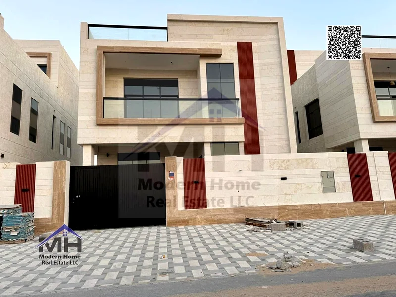 At a price including fees, own a wonderful 3-storey, 6-room villa in Ajman First resident, freehold, central AC directly on Mohammed bin Zayed Street.63881594425601110