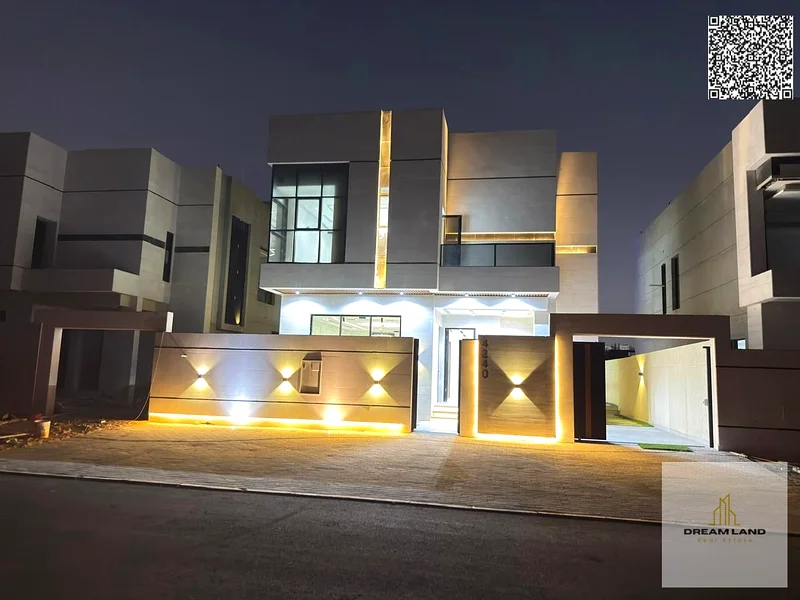 بسعر يشمل رسوم التسجيل ورسوم الملكية - فيلا في الهيلو 2 | 5 غرف ماستر + مجلس وصالة + مسبح | قريبة من الخدمات أ63900283578114110